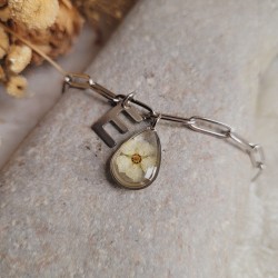 Bracelet personnalisable fleur séchée de Spirée