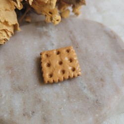 Magnet biscuit sablé carré en résine.