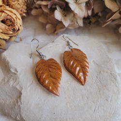 Boucles d'oreilles feuilles d'automne.