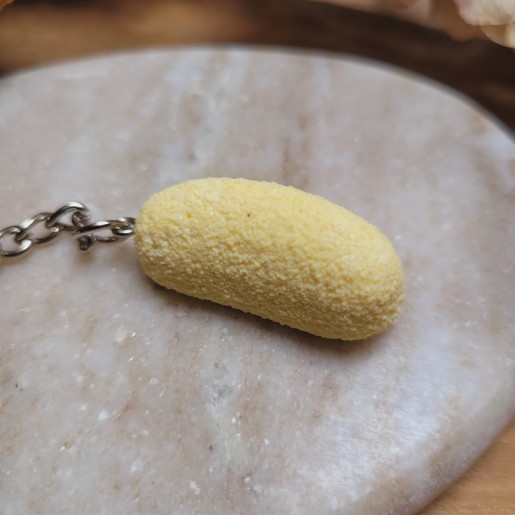Porte-clé bonbon banane en résine ultra réaliste!