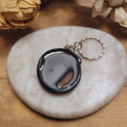 Porte-clé bonbon réglisse en résine ultra réaliste!