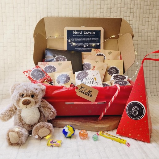 Calendrier de l'Avent 2025 - thème Retour en enfance - Calendrier de l'avent artisanal