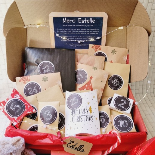 Calendrier de l'Avent 2025 - thème Retour en enfance - Calendrier de l'avent artisanal