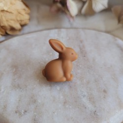 Magnet lapin chocolat Dulcey en résine - collection de Pâques.