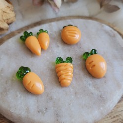 Lot 5 Magnets Minis Carottes en Résine – Collection de Pâques